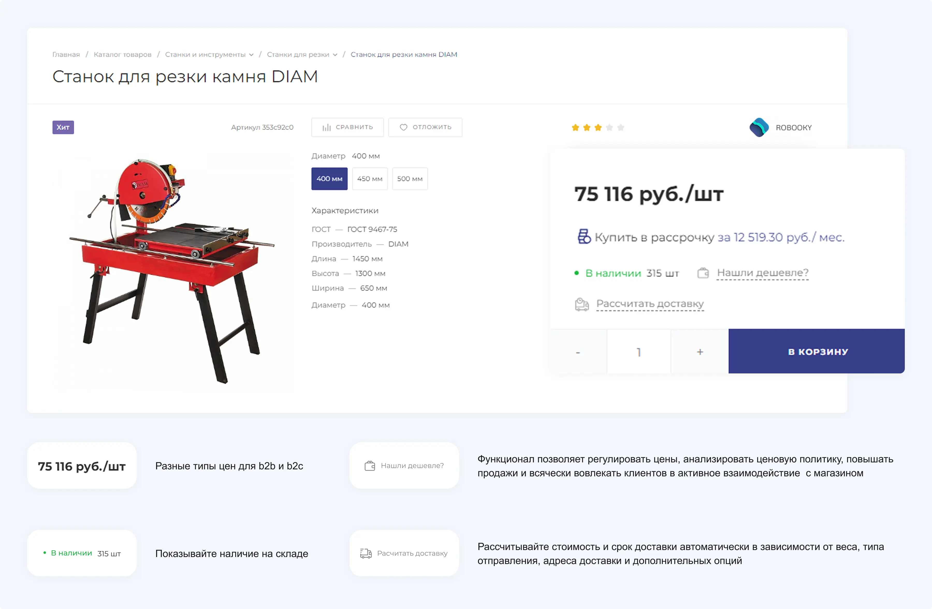 Примеры оформления блоков